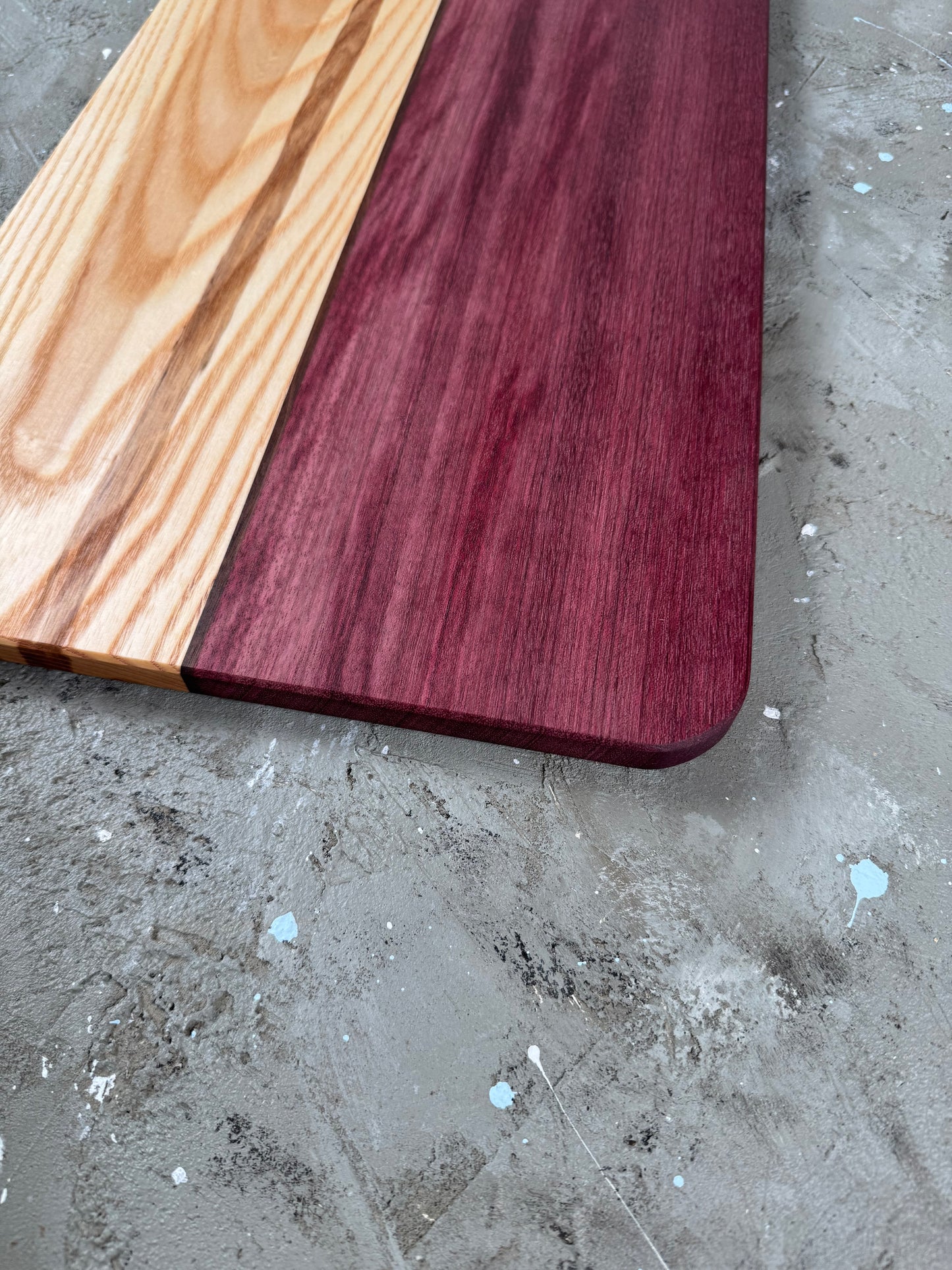Ash/Purple Heart Charcuterie board