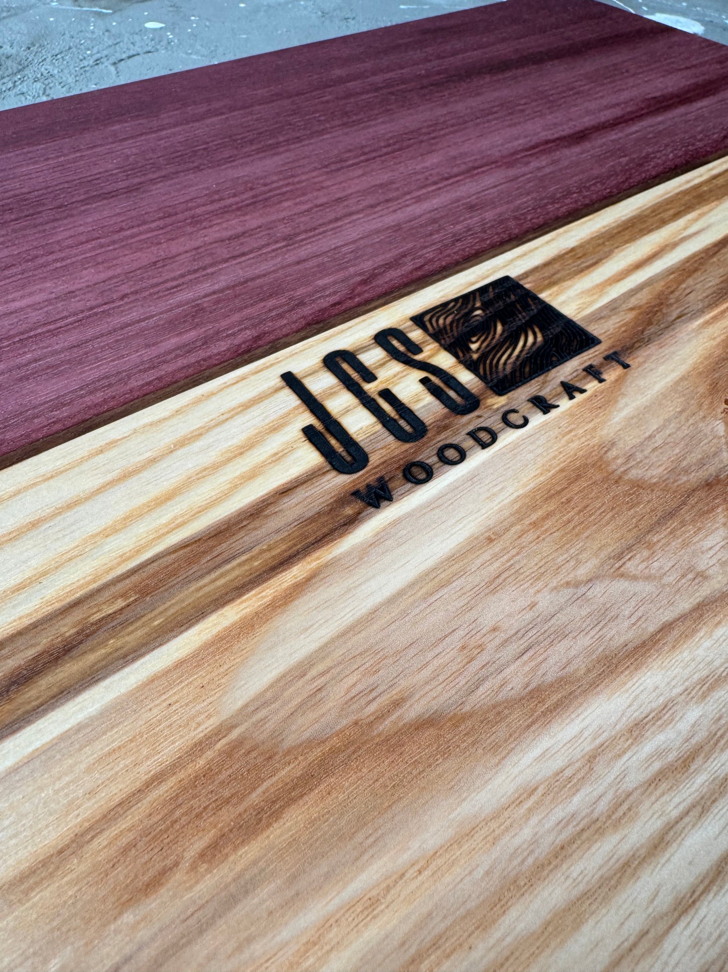 Ash/Purple Heart Charcuterie board