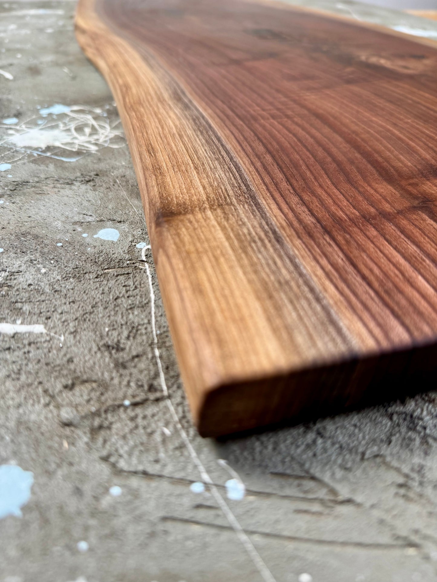 Walnut, live edge, charcuterie board