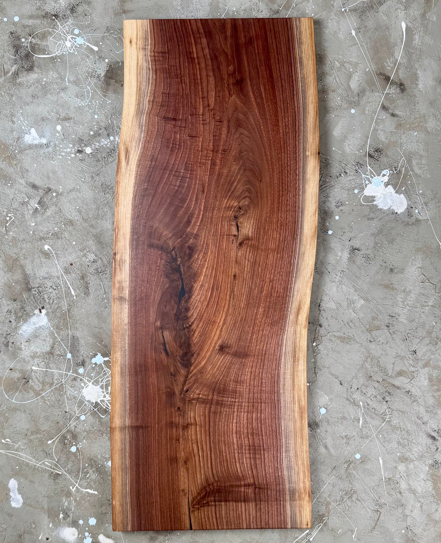 Walnut, live edge, charcuterie board