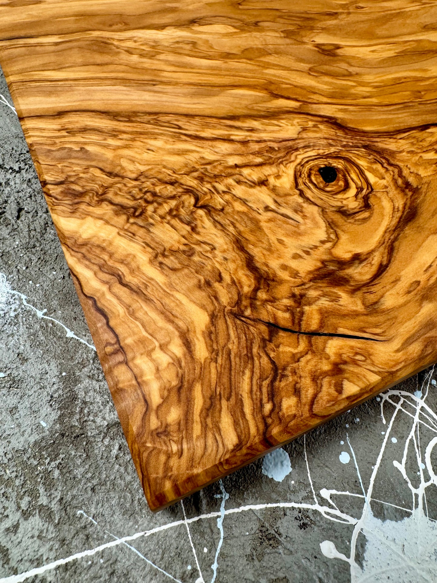 Olivewood charcuterie board