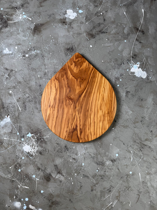 Olivewood Tear drop charcuterie board