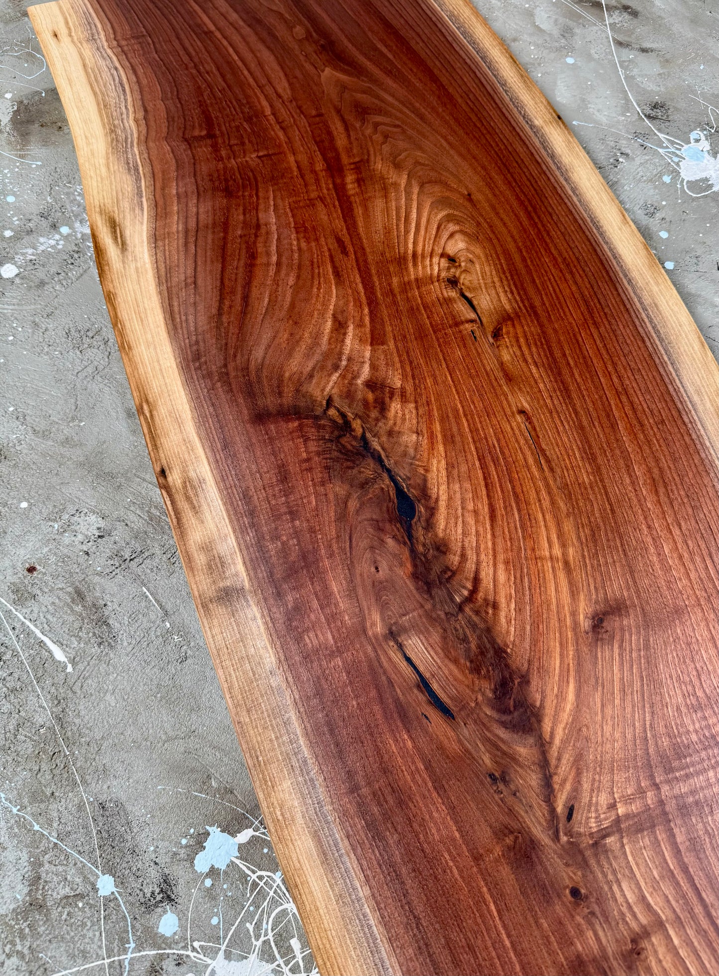 Walnut, live edge, charcuterie board