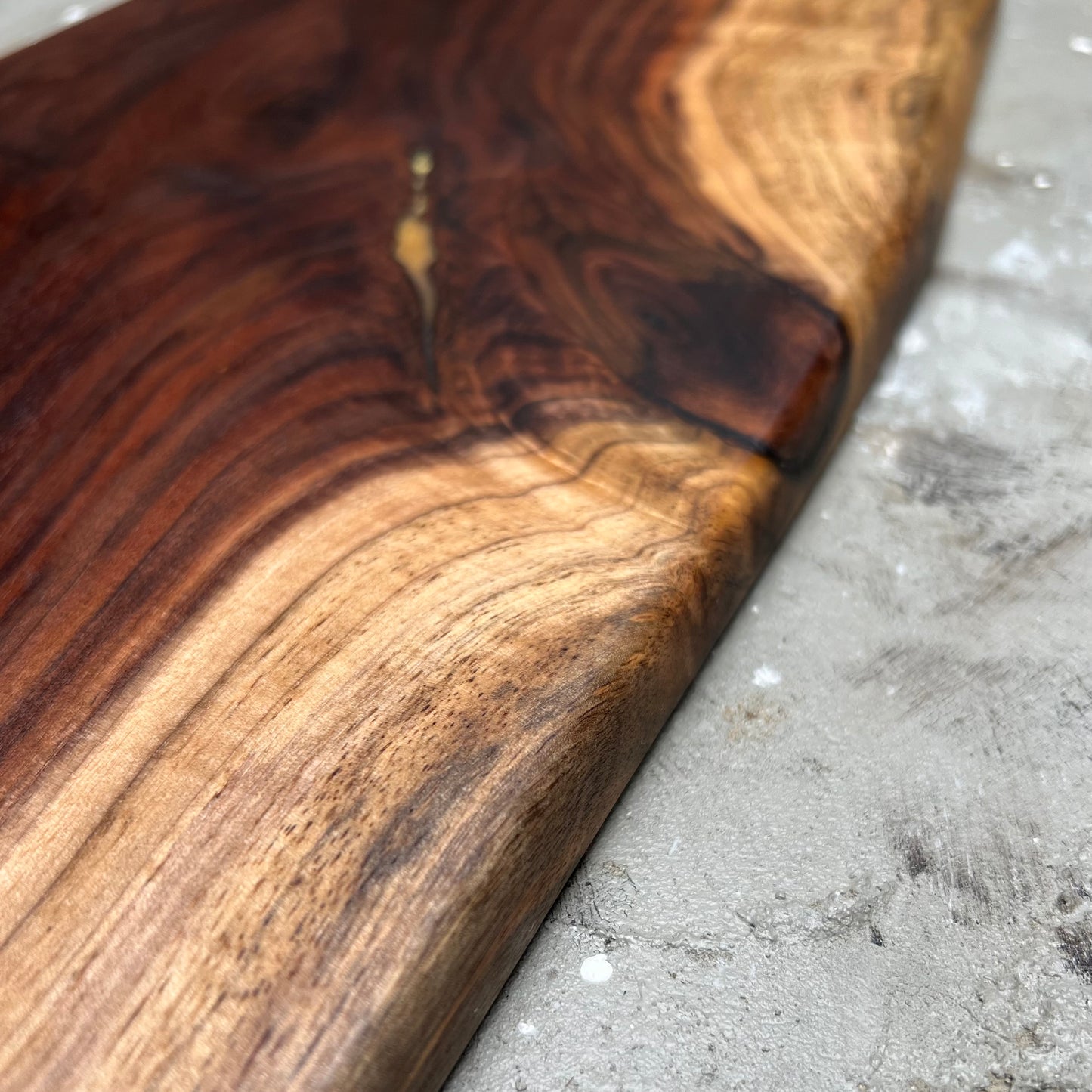 Live Edge Walnut Charcuterie Board ￼