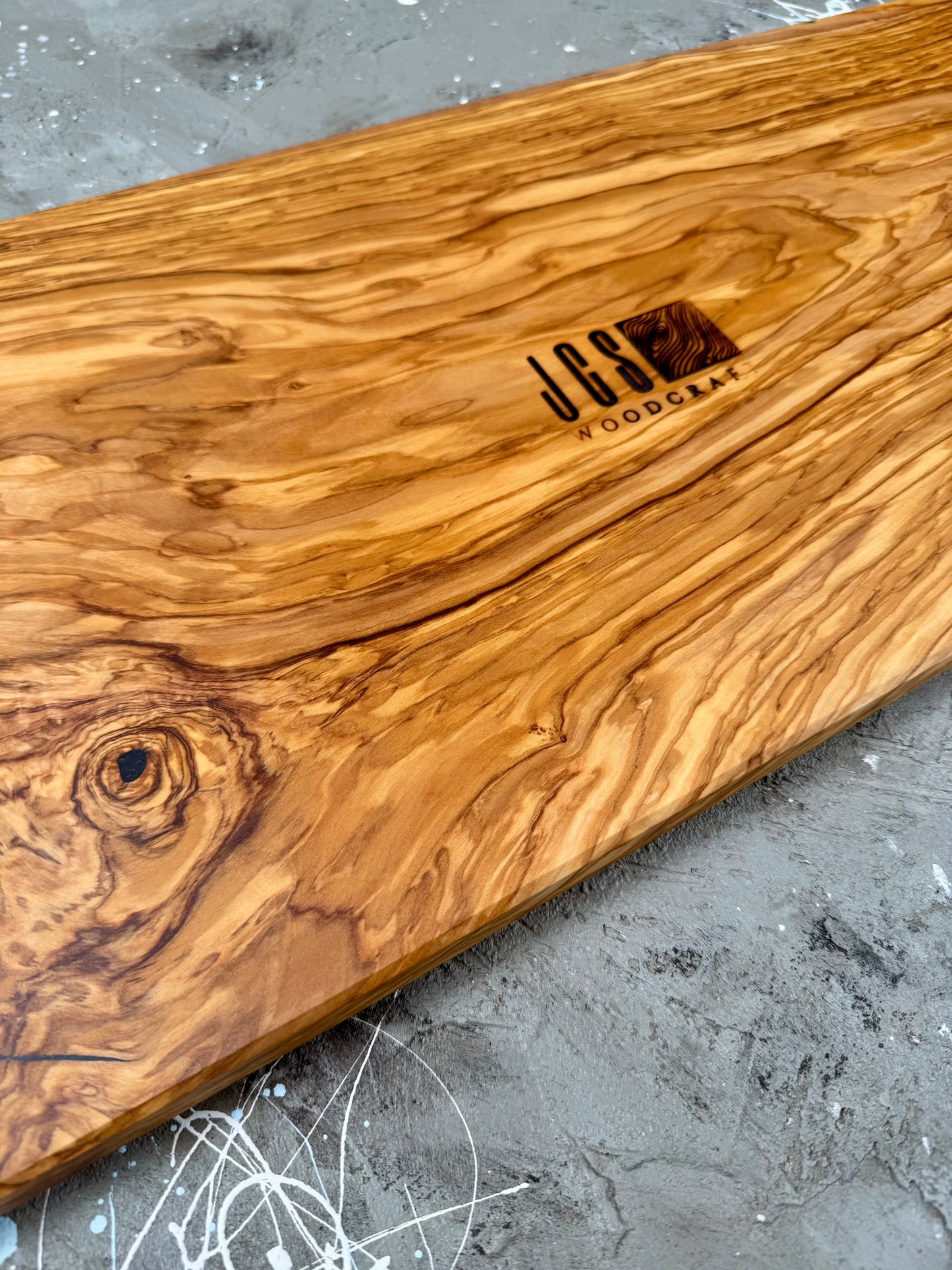Olivewood charcuterie board